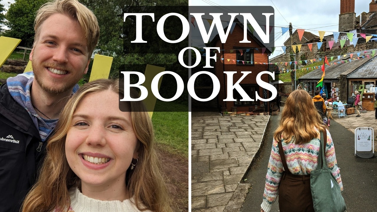 Come with us to the world's first book town! 📚 Hay on Wye Literary Festival 2024