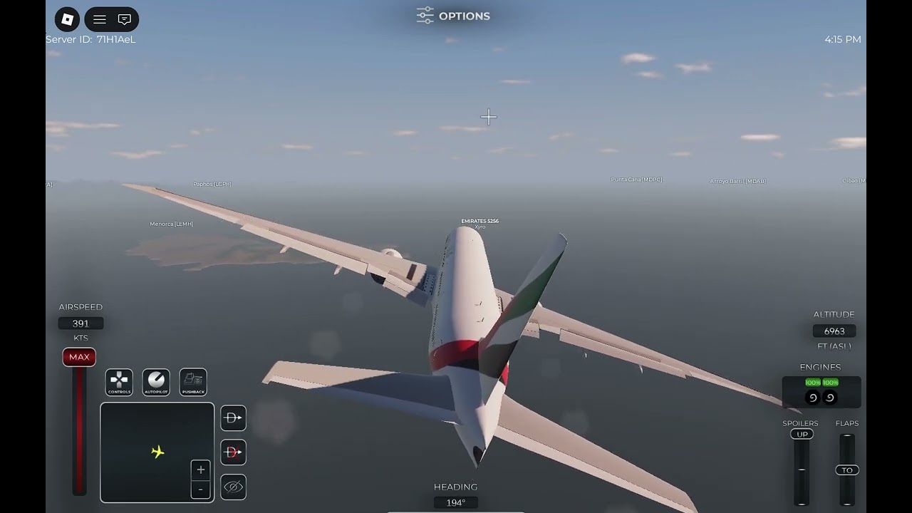London gatwick-punta cana emirates boeing 777 300-er (REUPLOAD)