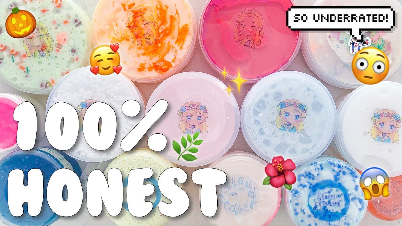 UNDERRATED INSTAGRAM SLIME SHOP REVIEW! THE SLIME CLLOUD, BAY LEAF SLIMES, & MILK TEA SLIMES