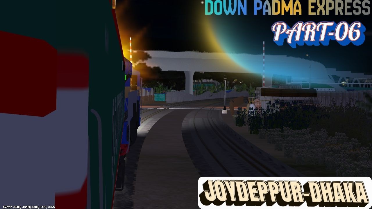 DOWN PADMA PART 6 ||  BANGLADESH TRAINZ SIMULATOR PC VERSION ||