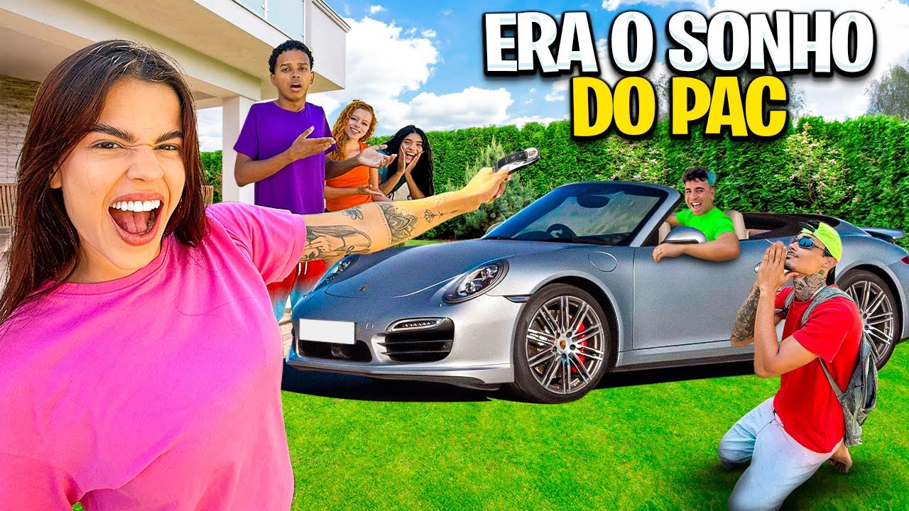 DEMOS UM CARRO NOVO PRO PAC *ele não gostou? 
