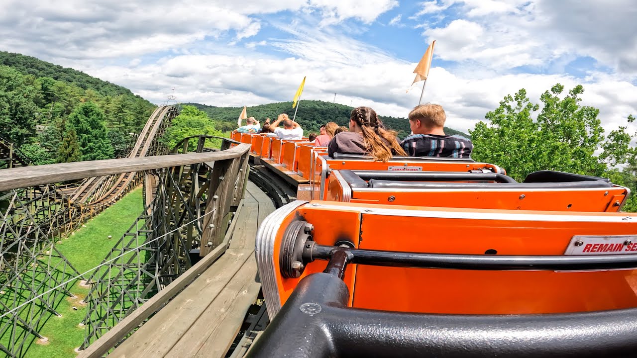 Phoenix POV Knoebels - Number 1 Wooden Roller Coaster [5K]