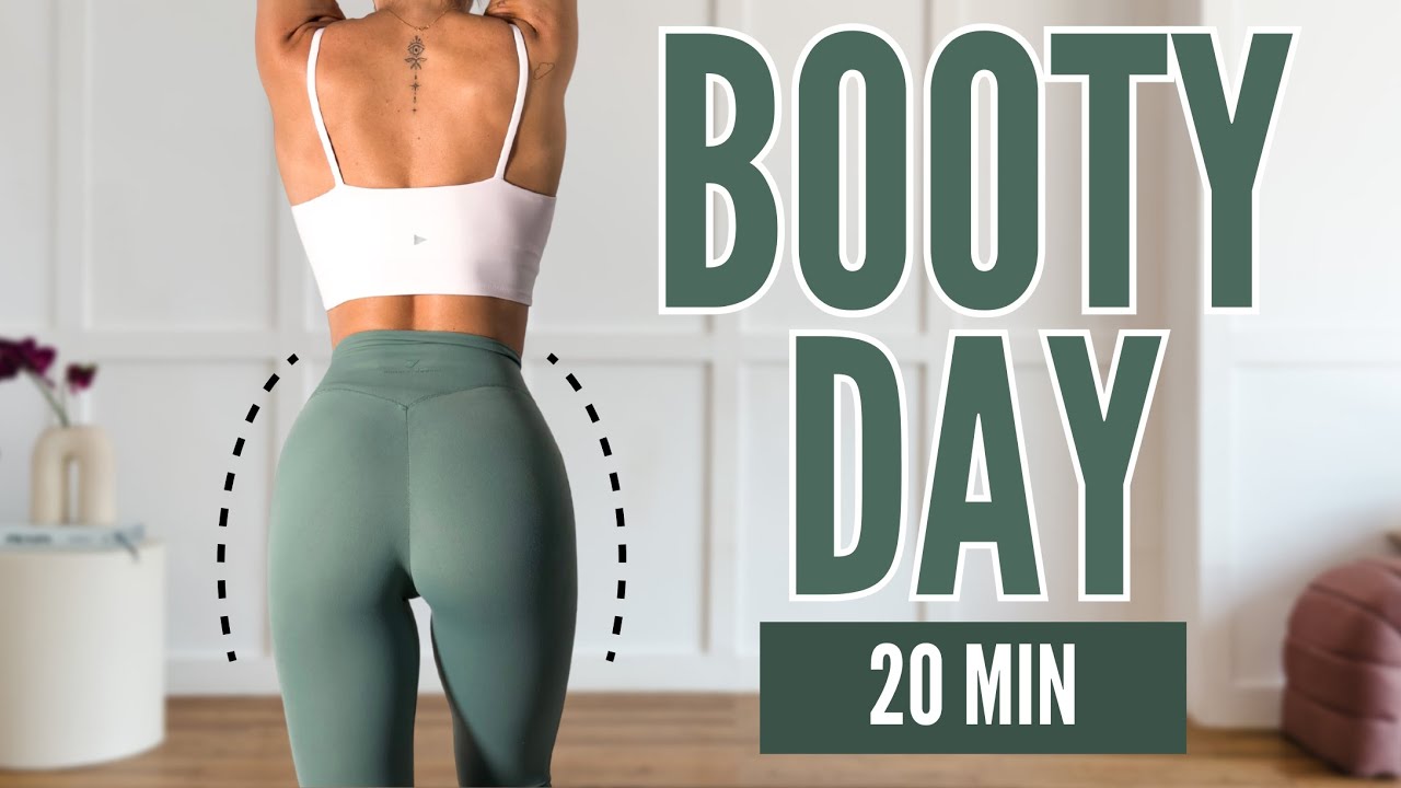 ТРЕНИРОВКА BOOTY DAY // 20 минут (с гирями, дневная тренировка ног дома)