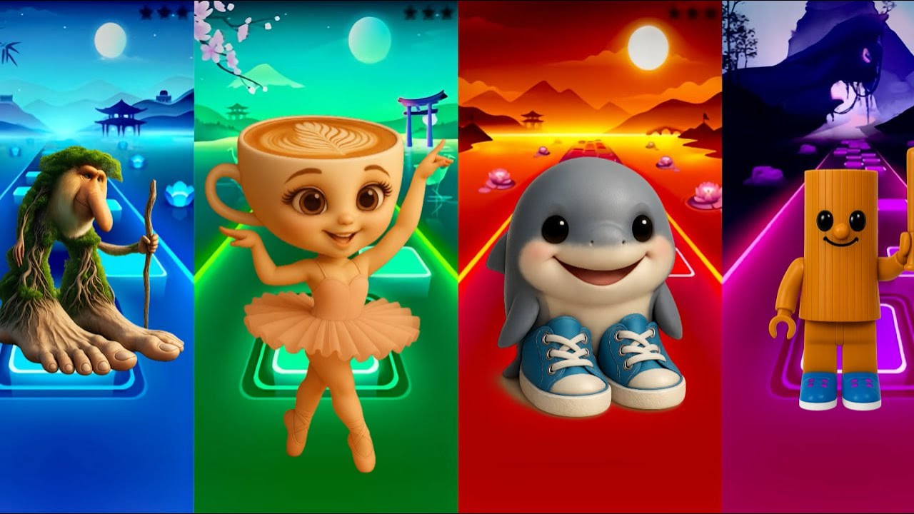 🔥🎵 br br patapim 4️⃣ ballerina capuchina 🌟⚡️ tralalero tralala 🎹💥 tung sahur 🌈🎶