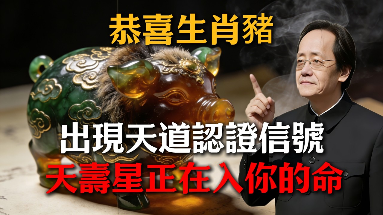 恭喜生肖豬！2026年3月末「天壽」入命，這11天是財運關鍵，否則暴富良機一去不返！#倪海廈 #命理 #生肖 #運勢