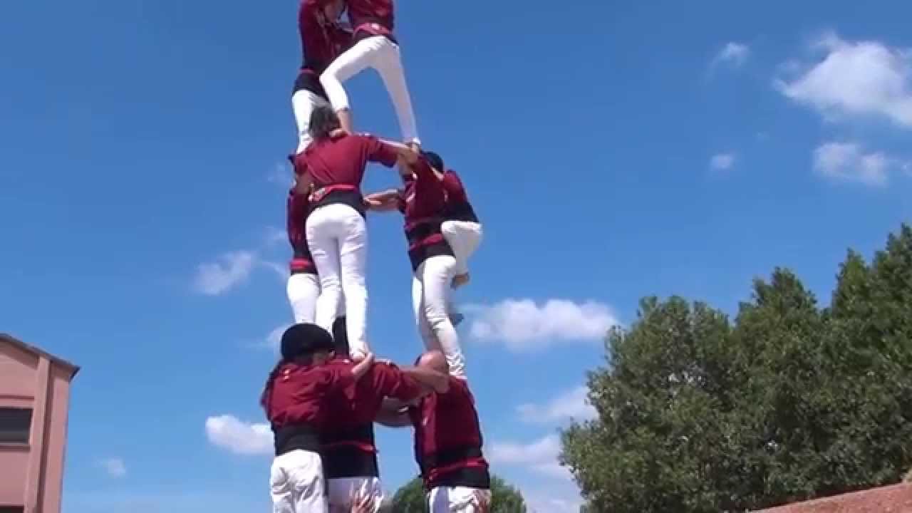 20140713 - 03 - 3d6 - Festa Major de Polinyà - Capgirats - Castellers de Castellar