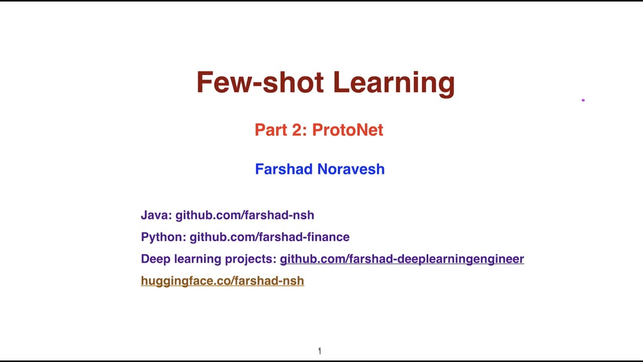 Part 2: ProtoNet
