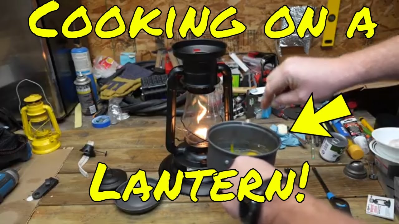 New Years Lantern Light-Off, Cooking on a Rayo Lantern Cooker, modified for more heat!