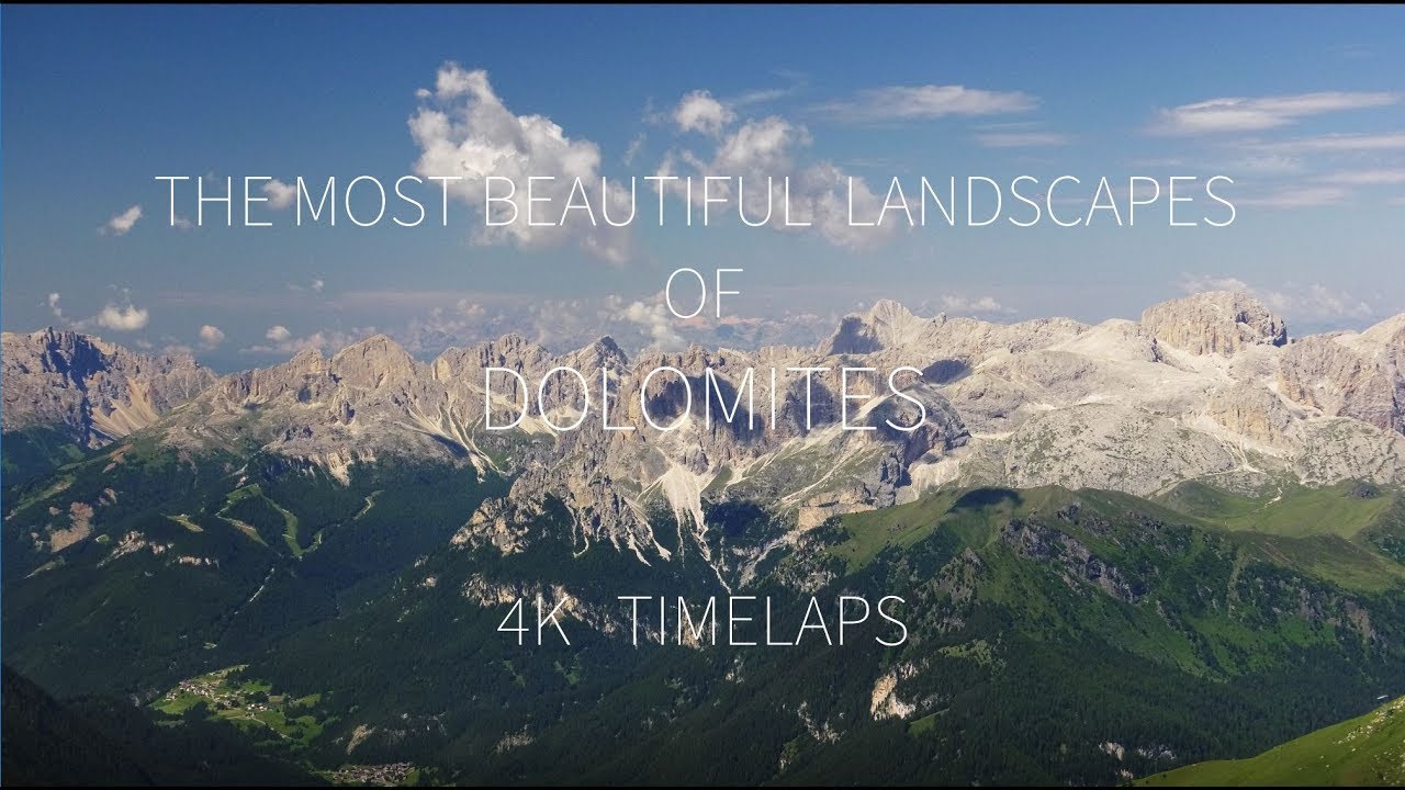 Dolomites Timelapse 4K - Summer