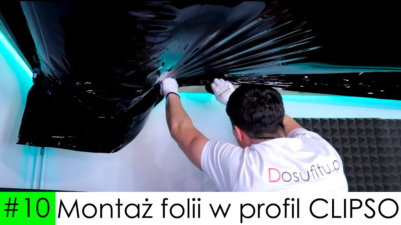 #10 TEGO JESZCZE NIE WIDZIAŁEŚ! MONTAŻ FOLII BEZ HARPUNA W PROFIL CLIPSO