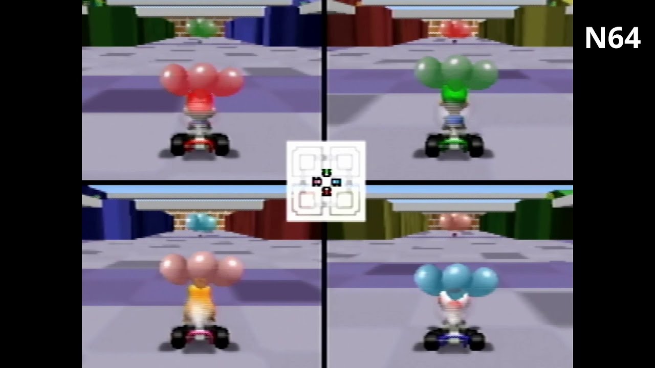 Mario Kart 64 Comparison (N64 vs Wii VC vs Wii U VC vs Switch NSO)