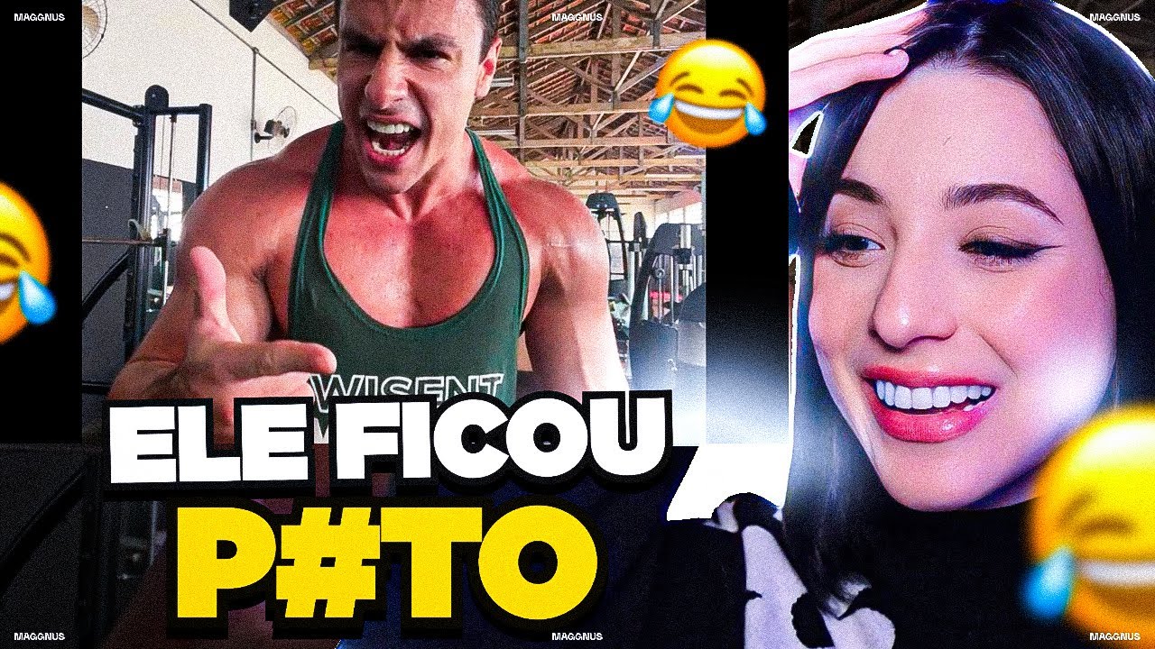 XANDÃO NA ACADEMIA ACABANDO COM TUDO‹ Ellen reagindo ›