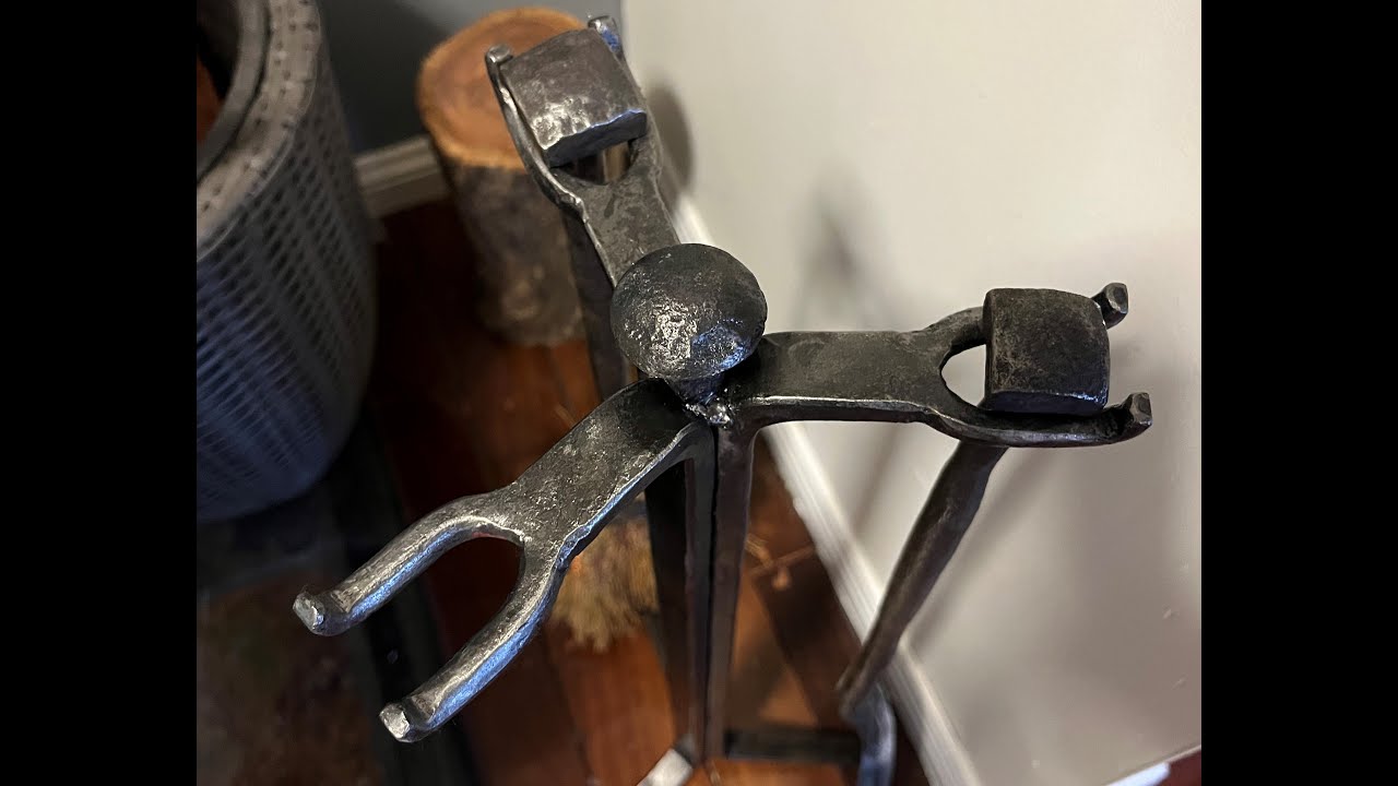 A stand for the fireplace tool set