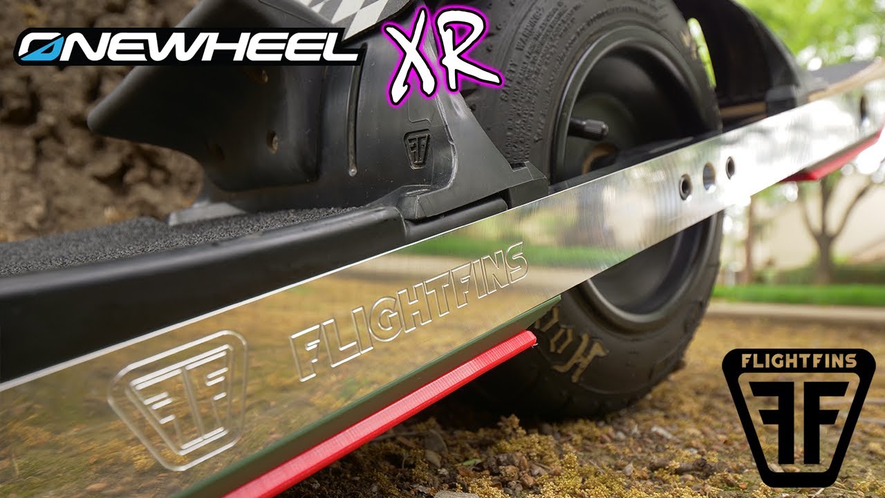 Onewheel + XR // REBUILD & MAINTENANCE // Flight Fins // Flight Frame