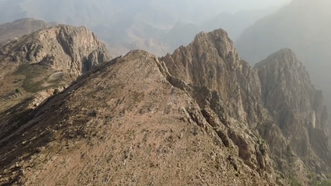  جبل إمزي 1530م- منظر خلاب من السماء.  