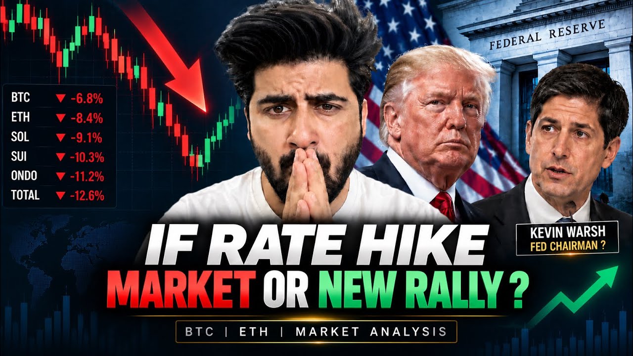 RATE HIKE ? What Happens to Bitcoin Next? Altcoin Update Hindi