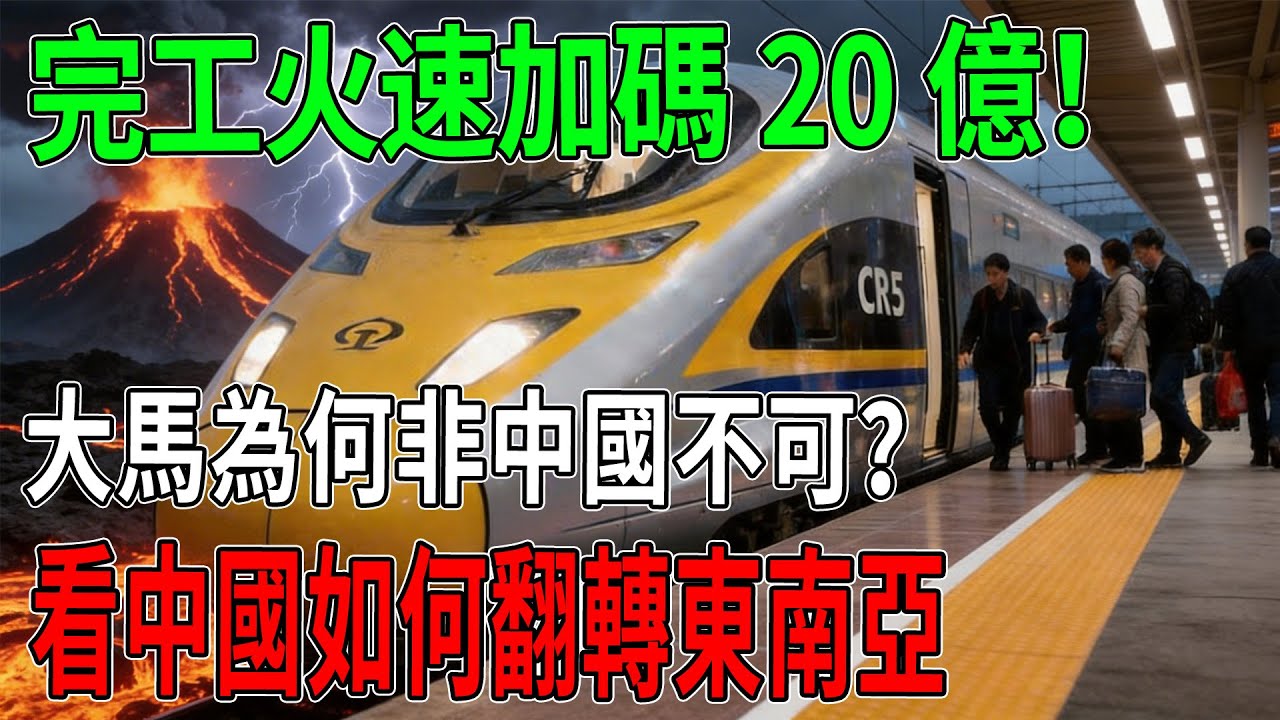 馬來西亞瘋了？東鐵才剛完工就「火速加碼」20億美金！西方列強全看傻，中國基建到底有什麼神魔力讓大馬徹底上頭？#中國基建#馬來西亞#高鐵#超級工程#東海岸鐵路#基建狂魔#一帶一路#科技震撼#經濟奇蹟