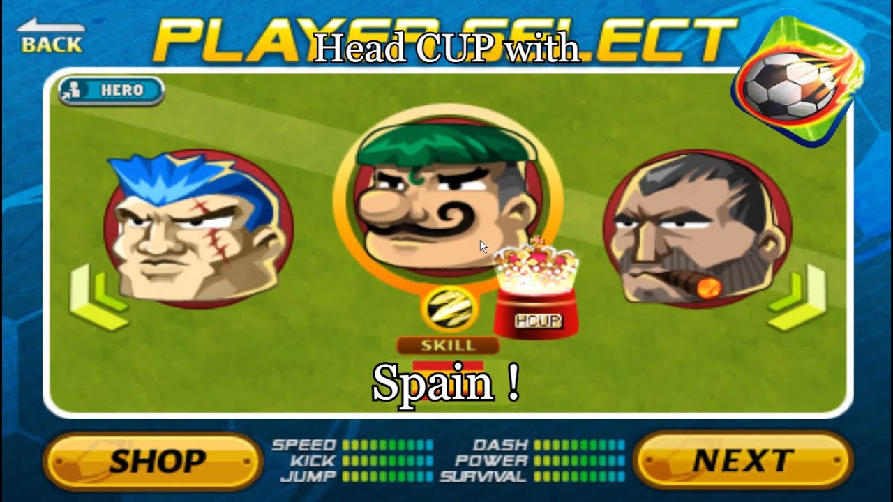 HEAD CUP WITH SPAIN - Head Soccer