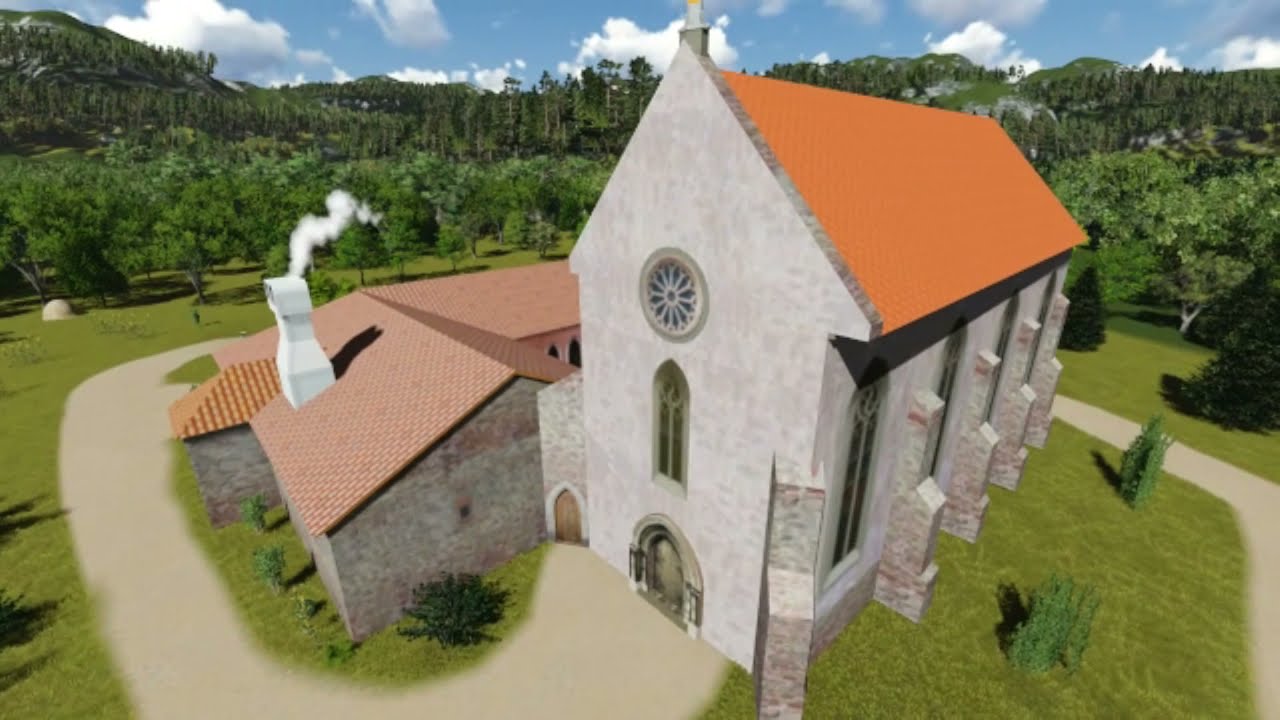 Pálos kolostor- Salföld 3d-ben.