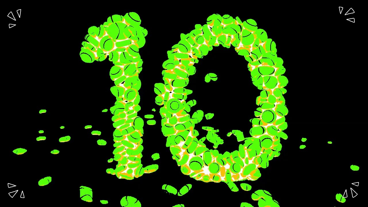 Learn number 10 with Candy Balls (Sponsored By:Gamavision Csupo 2001 effects)