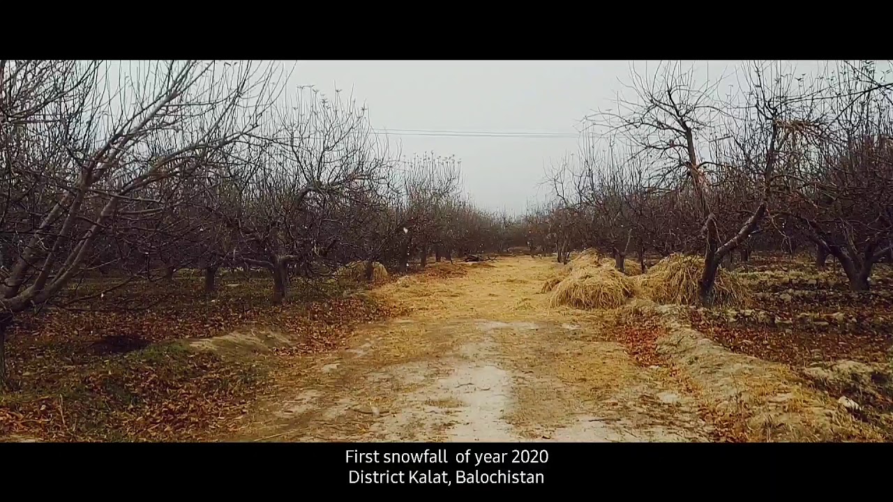 First Snowfall of 2020 in Kalat, Balochistan.