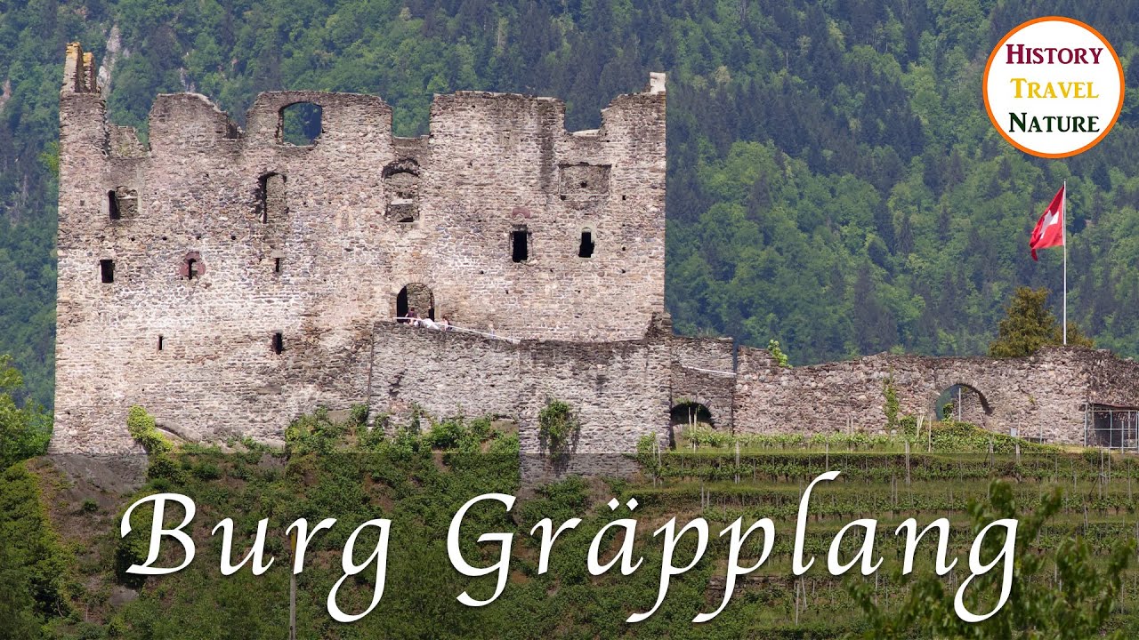 Die Geschichte der Burg Gr&auml;pplang - Flums - St.Gallen - Burgen und Schl&ouml;sser der Schweiz