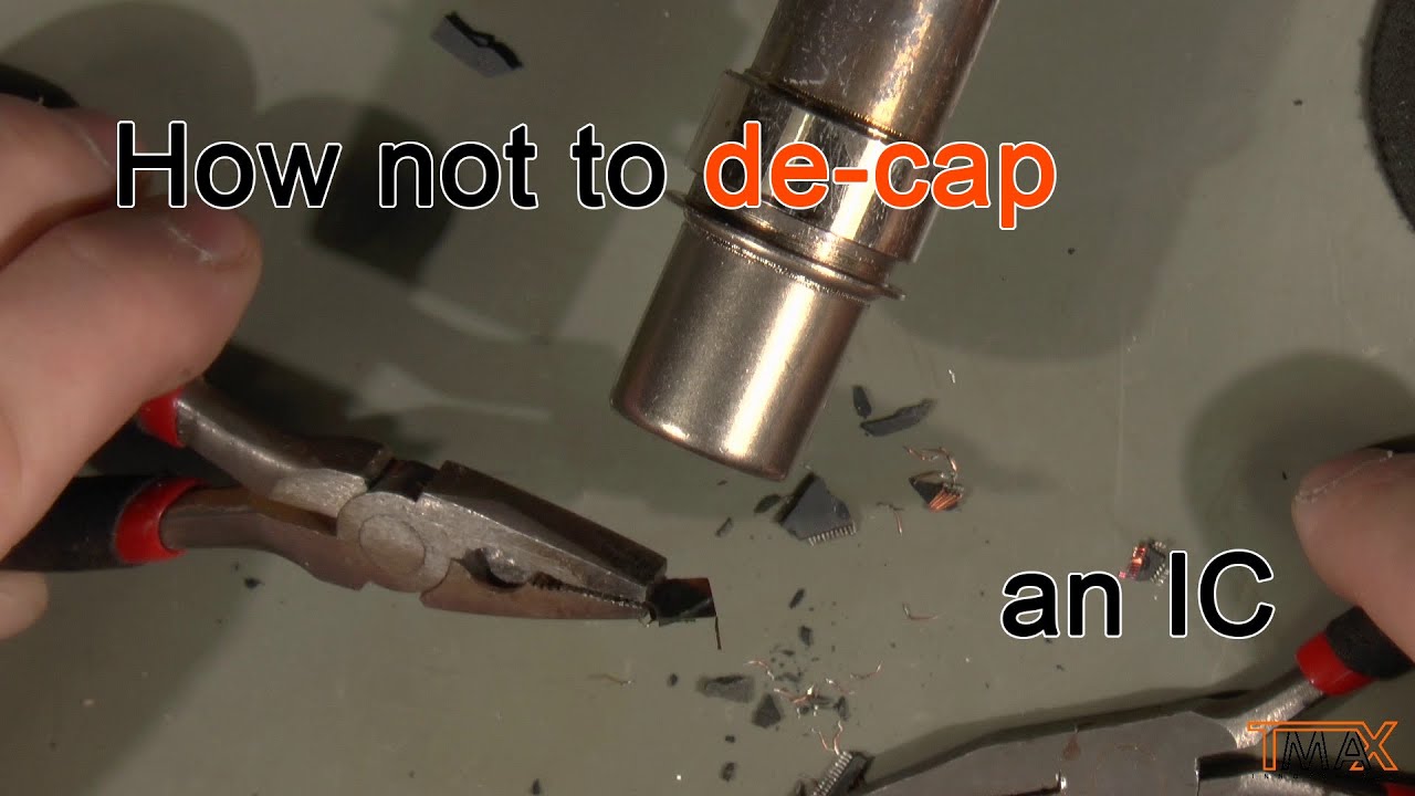 how NOT to de-cap an IC