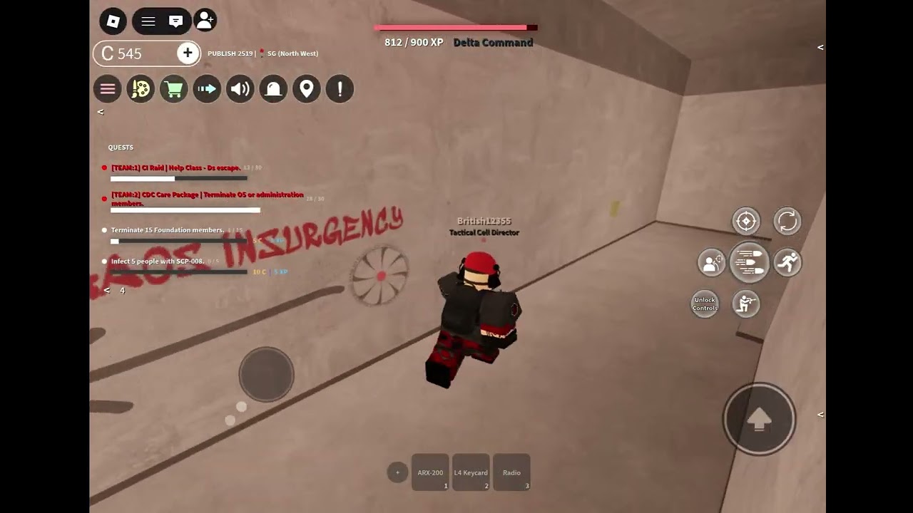 Playing SCPRP part 6 journey of becoming max CI.