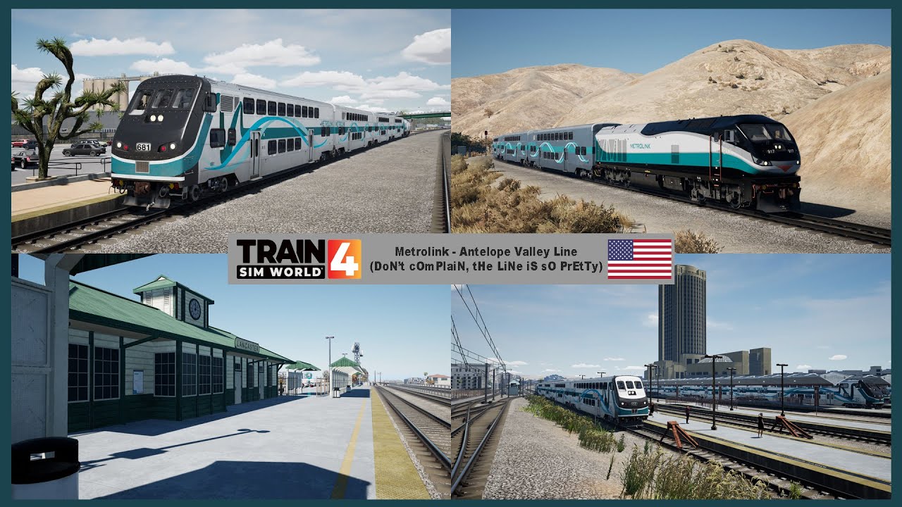 Antelope Valley Line Review ~ Train Sim World 4