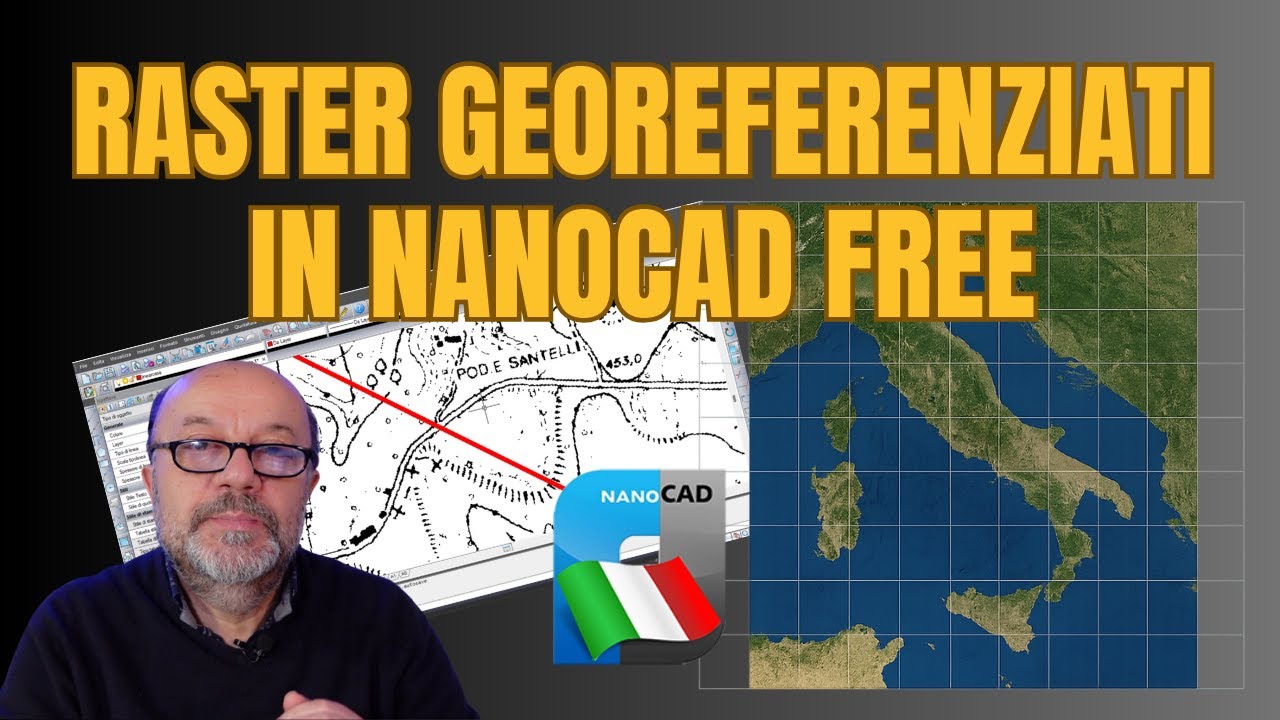 Inserire immagini raster georeferenziate in nanoCAD free