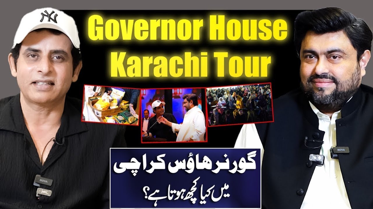 Governor House Karachi Full Tour | Kamran Tessori With Irshad Bhatti
