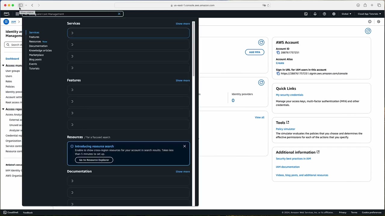 AWS Cloud App Development: 3. Set up a budget