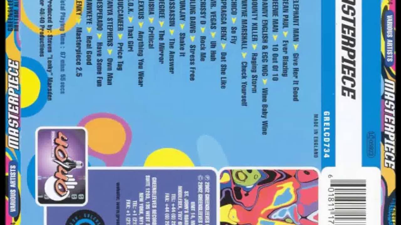 Masterpiece Riddim Version HD