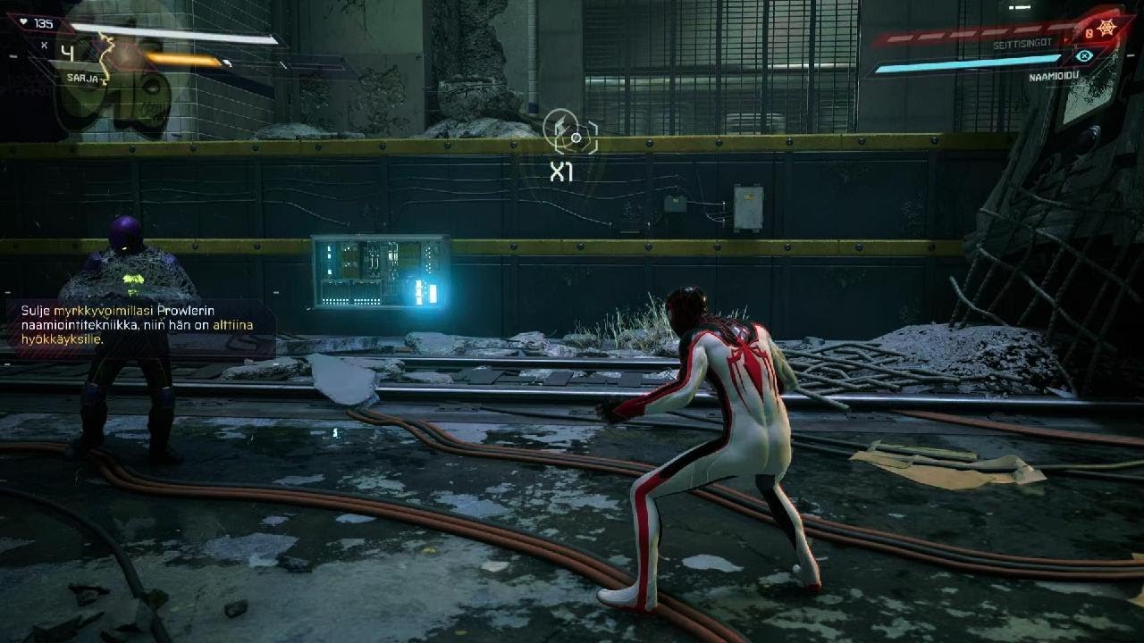 Marvel's Spider-Man: Miles Morales vs prowler.