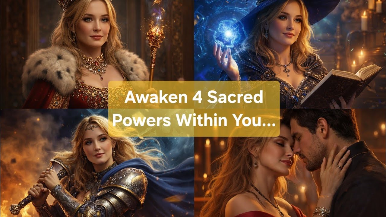 Awaken the 4 Sacred Powers Within You: Queen - Magician- Warrior- Lover
Life- Changing Activation