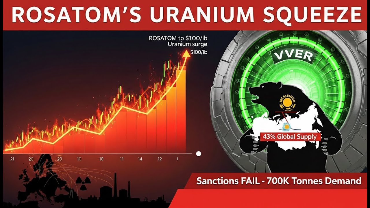 Rosatom's Uranium SQUEEZE: 700K Tonnes Demand EXPLODES as Sanctions FAIL (2026)