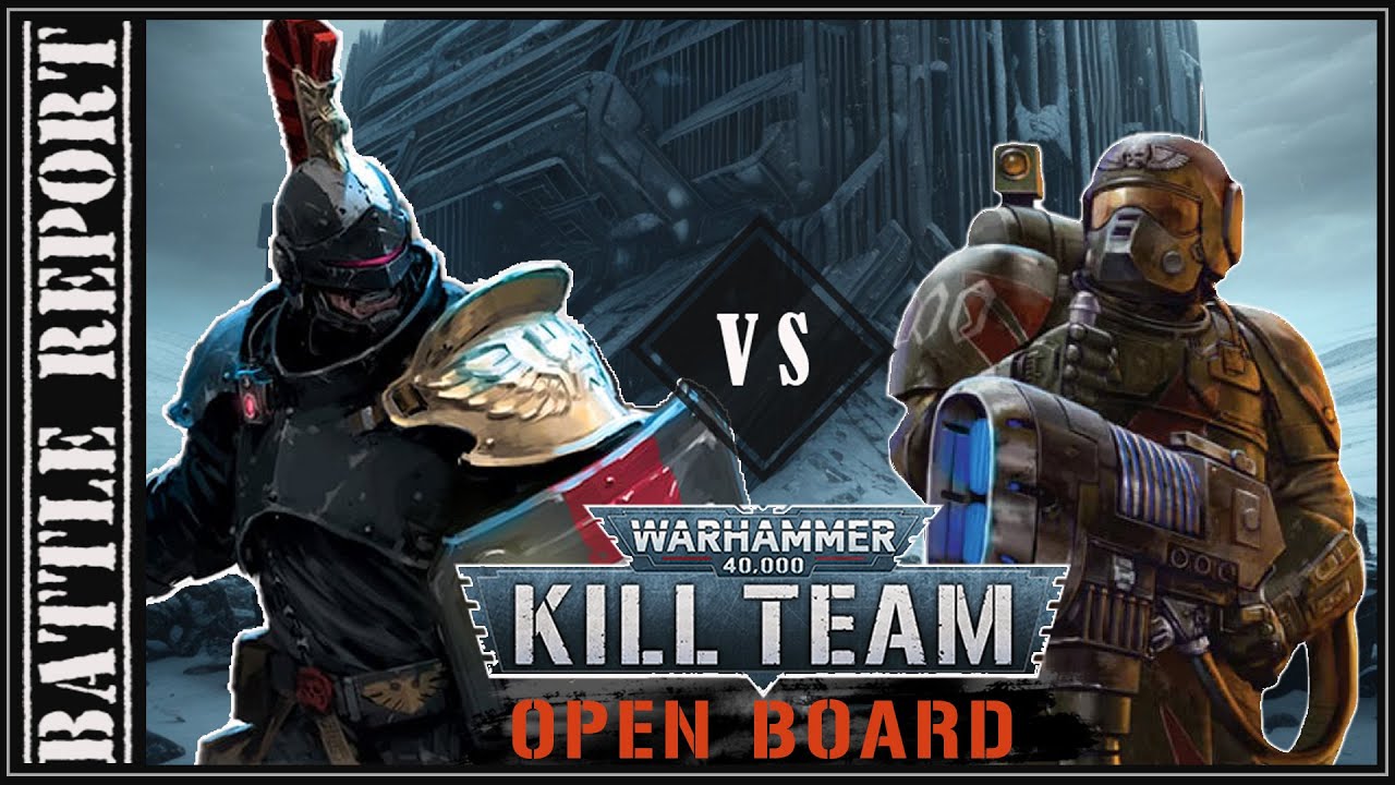 Exaction Squad  vs Kasrkin : Kill Team Open Board -Crit Ops 2022