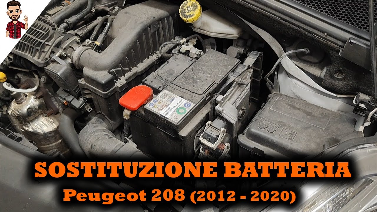 Sostituzione batteria Peugeot 208