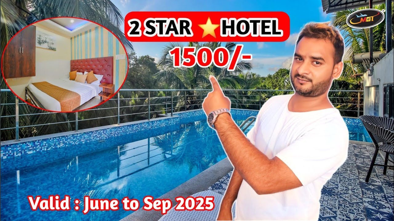 Budget Hotel In Goa | 2 Star Hotel 🏨 | Cheapest Hotel with Swimming Pool | Mgt Vlogs