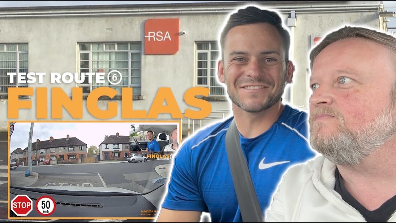 Маршрут экзамена по вождению Finglas 2024 | Маршрут 6