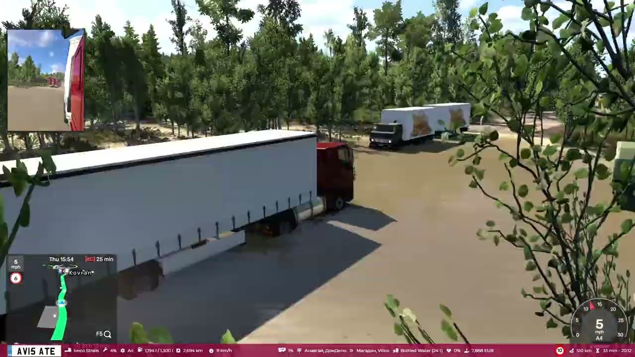 Anavgay to Magadan: ETS2 Timelapse