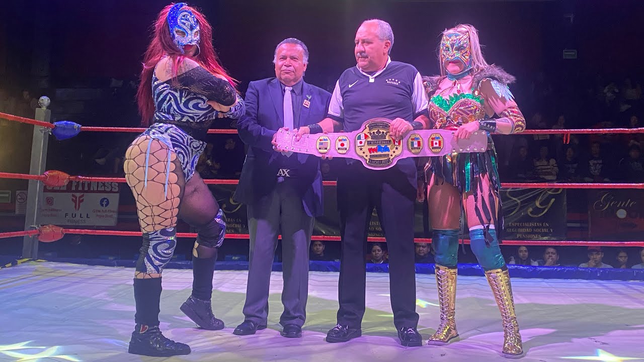 Keyra Vs Sadika por el campeonato femenil IWRG en recio encuentro en la Arena Naucalpan