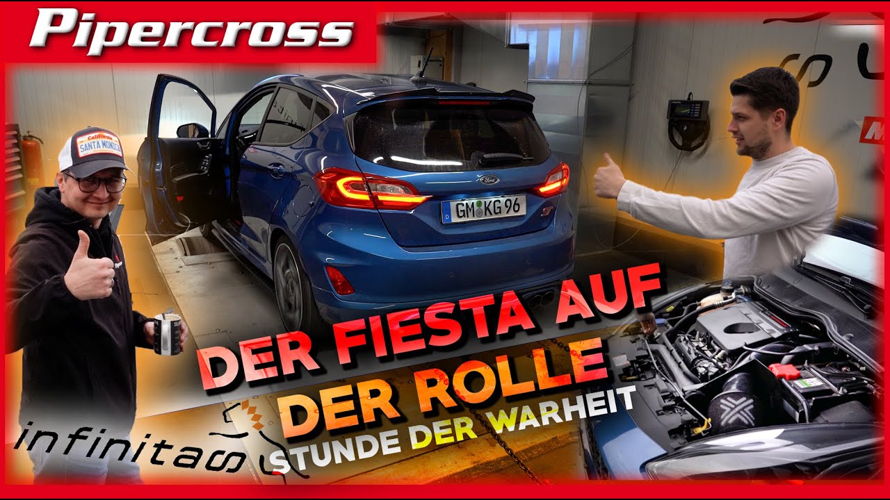 Die neue Fiesta ST Ansaugung mit Milltek AGA & Wagner Ladeluftkühler auf der Rolle | Soundcheck