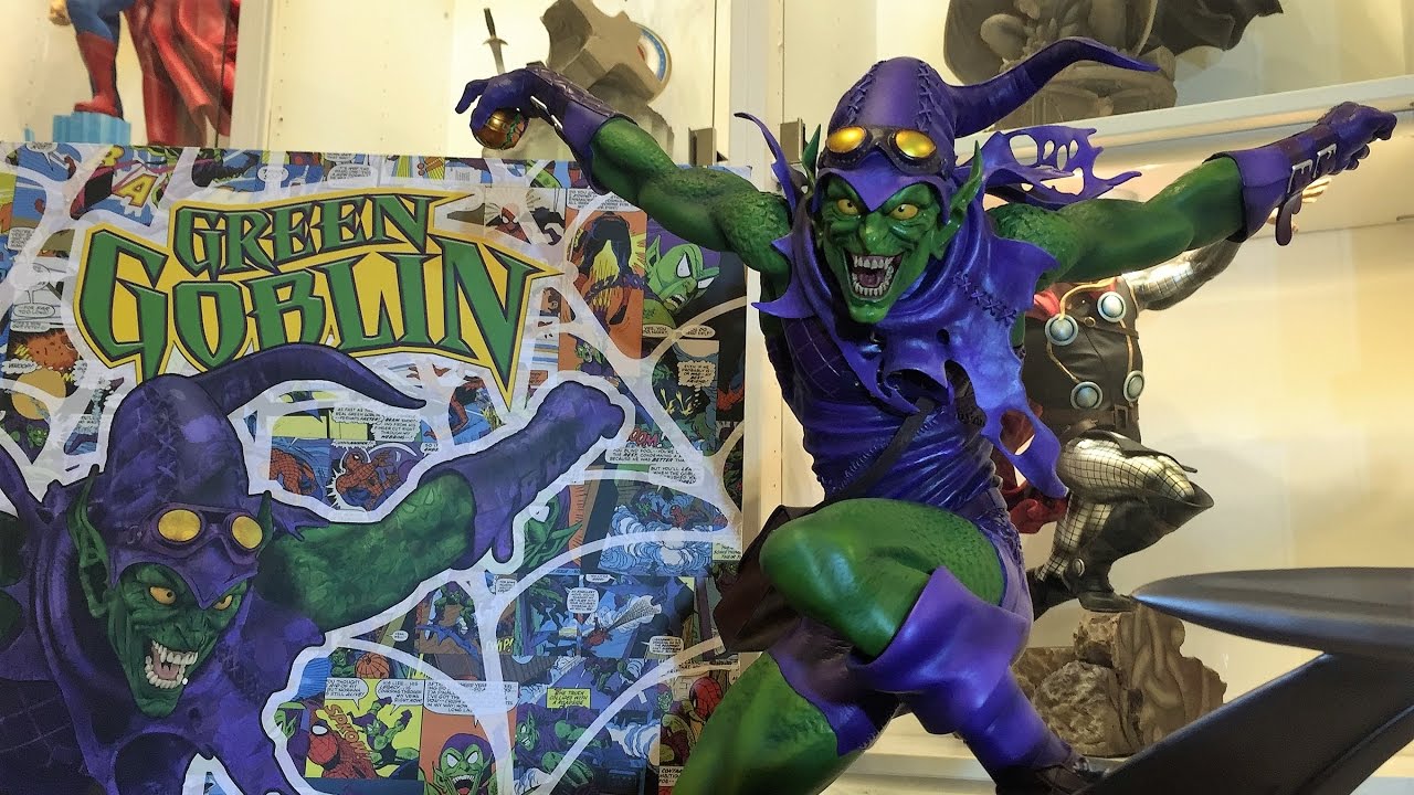 Green Goblin Statue Sideshow Collectible Unboxing