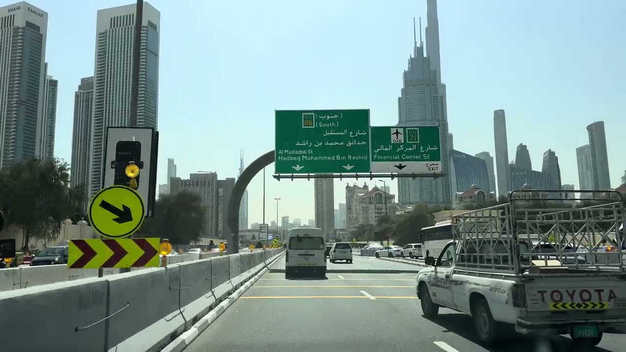 One Central to Vida Downtown 🇦🇪 | Dubai Skyline Drive | 4K 60FPS 19 February 2026