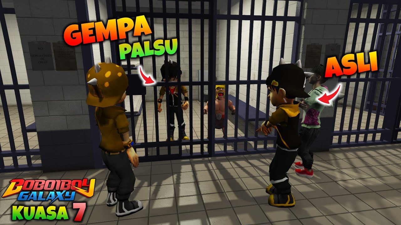 AKHIRNYA IDENTITAS BOBOIBOY GEMPA PALSU TERBONGKAR DAN DI MASUKAN KE PENJARA - GTA 5 MOD