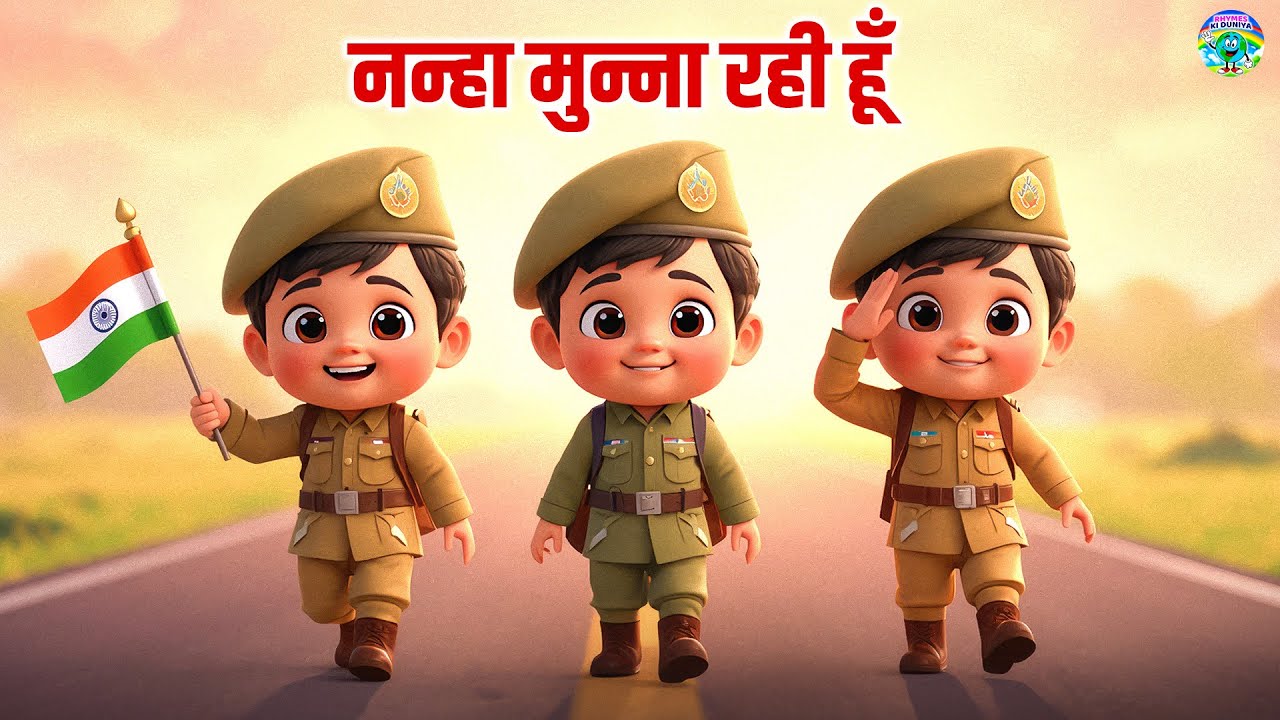 नन्हा मुन्ना रही हूँ | Nanha Munna Rahi Hoon | Indian Patriotic song | Republic Day गणतंत्र दिवस