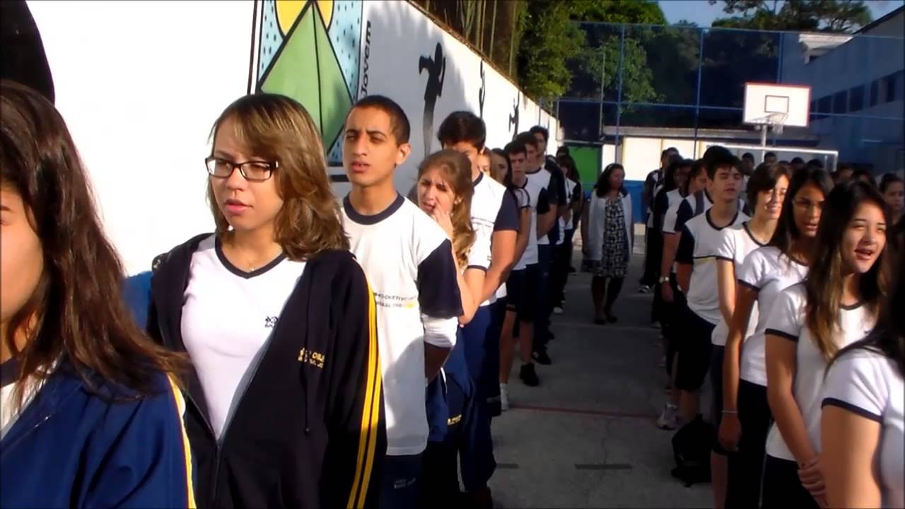 COLÉGIO BRASIL JOVEM 2014 - I HINO NACIONAL BRASILEIRO CANTADO