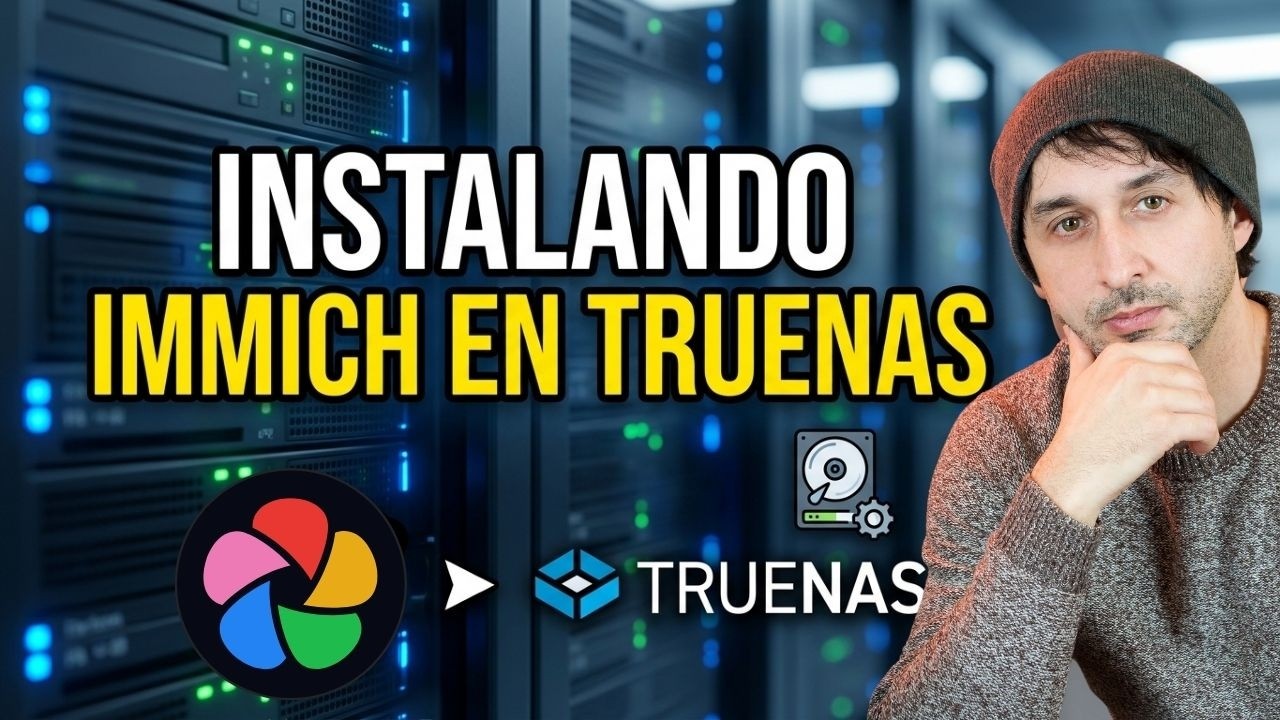 El sustituto de google fotos en tu nube privada gratis TueNas instalación de immich