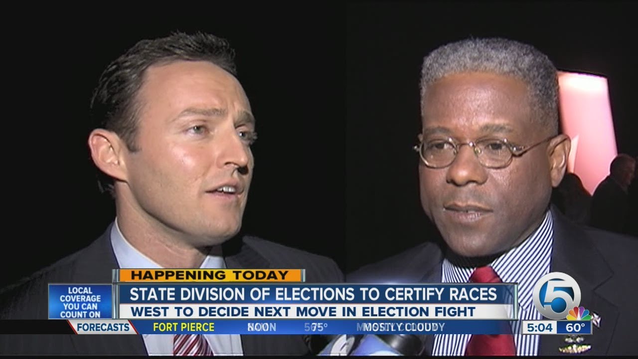 West to decide next move in election fight